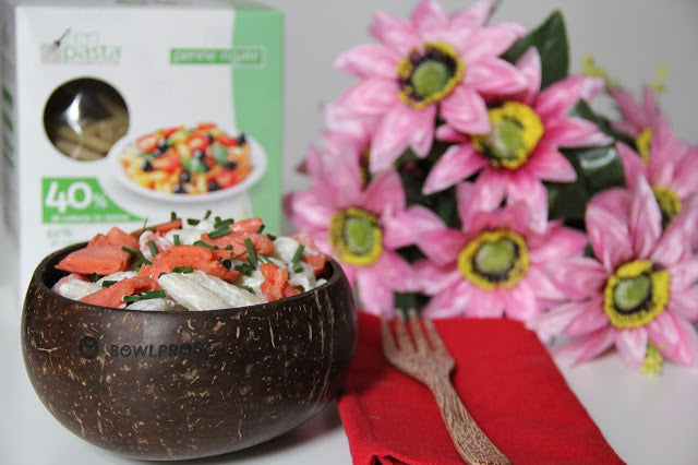 Penne rigate ZenPasta con salmone selvaggio e Philadelphia light