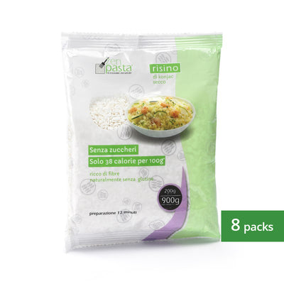 Risino di Konjac <br>900g cotto <br>200g secco <br>KIT 8x